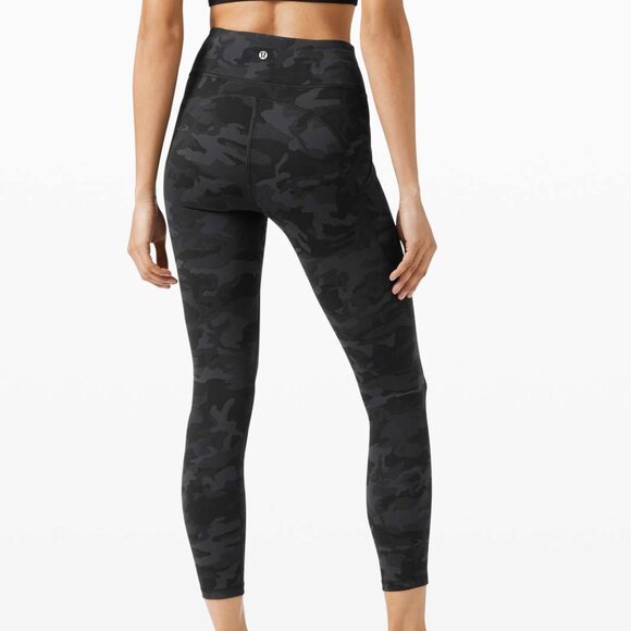 Lululemon Invigorate High-Rise Tight 25" Incognito Camo Multi Grey - Picture 3 of 9